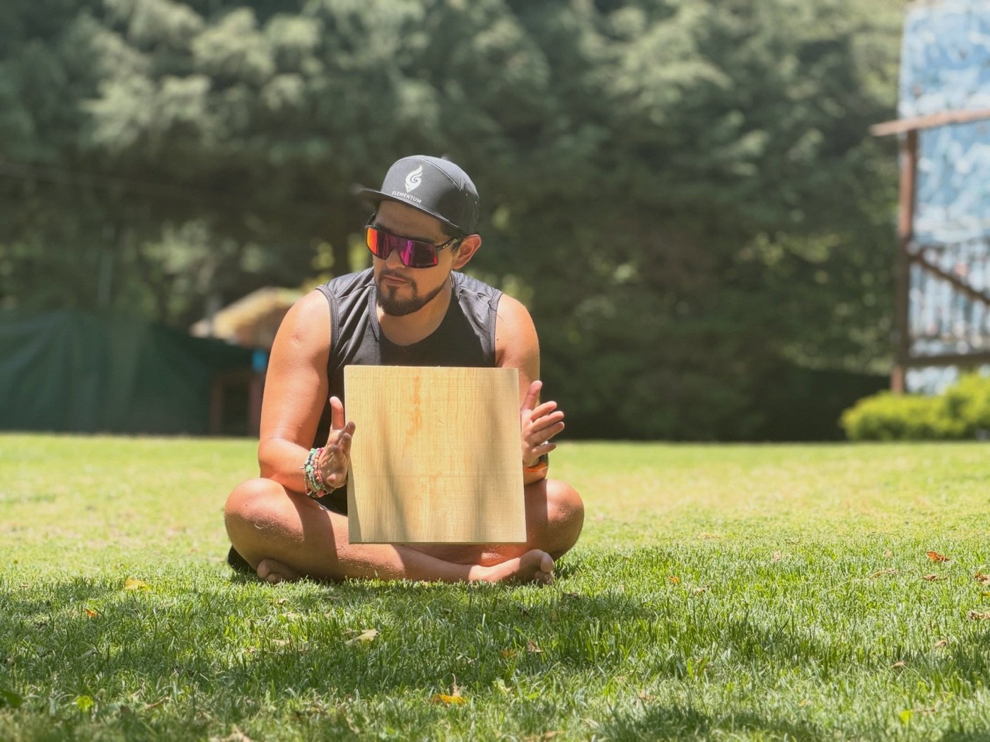 Meditación en el pasto